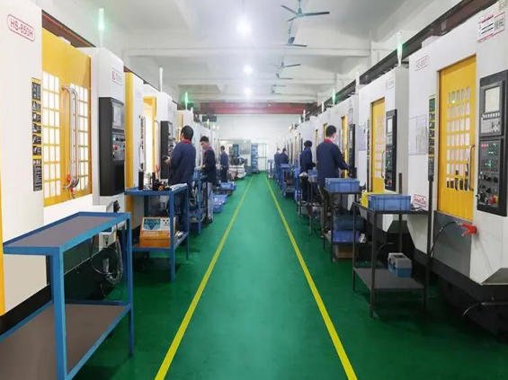 CNC post machining workshop for aluminum die casting parts