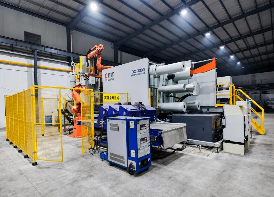 Cold chamber die casting machine for OEM aluminum and magnesium component production