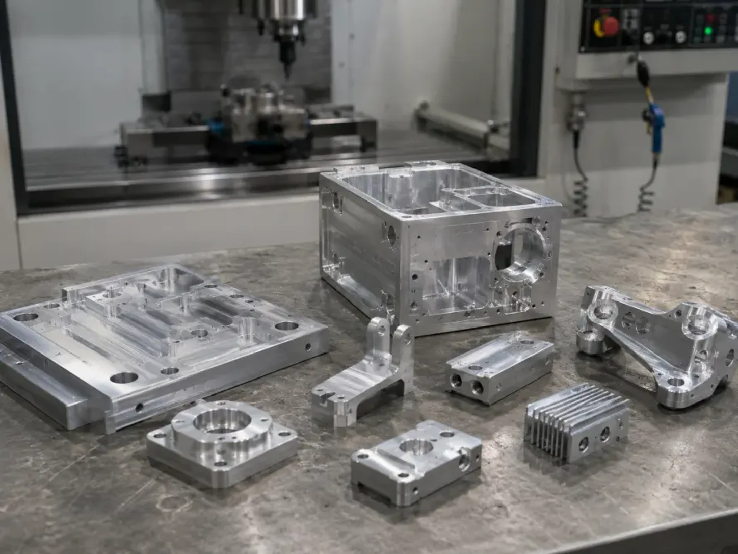 CNC machined aluminum housings, brackets and precision components