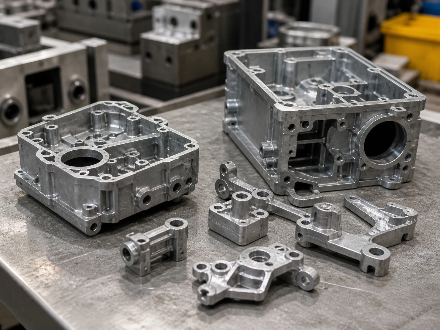 Zinc alloy die cast housings, brackets, ribs and bosses for custom manufacturing