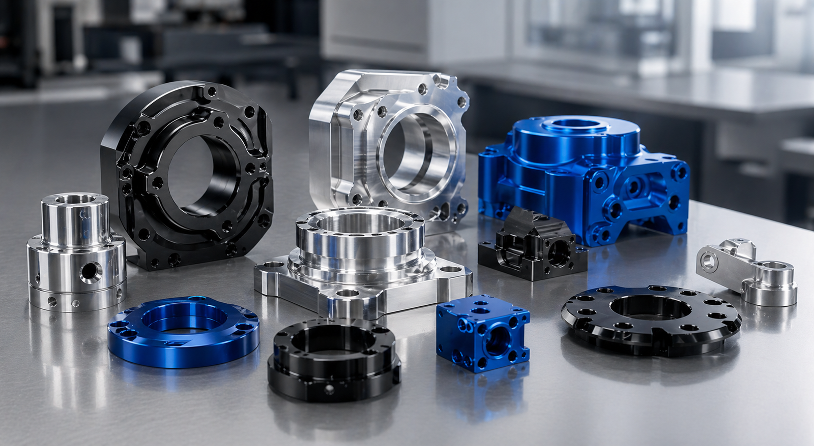 Surface finishing process for anodized and coated precision metal parts