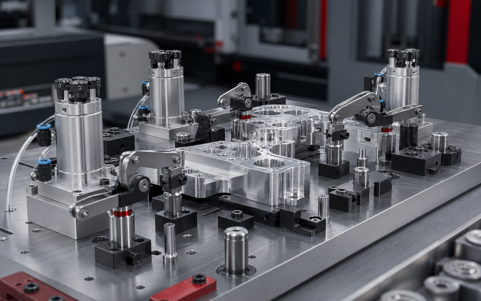 Fixture and clamping cylinder application