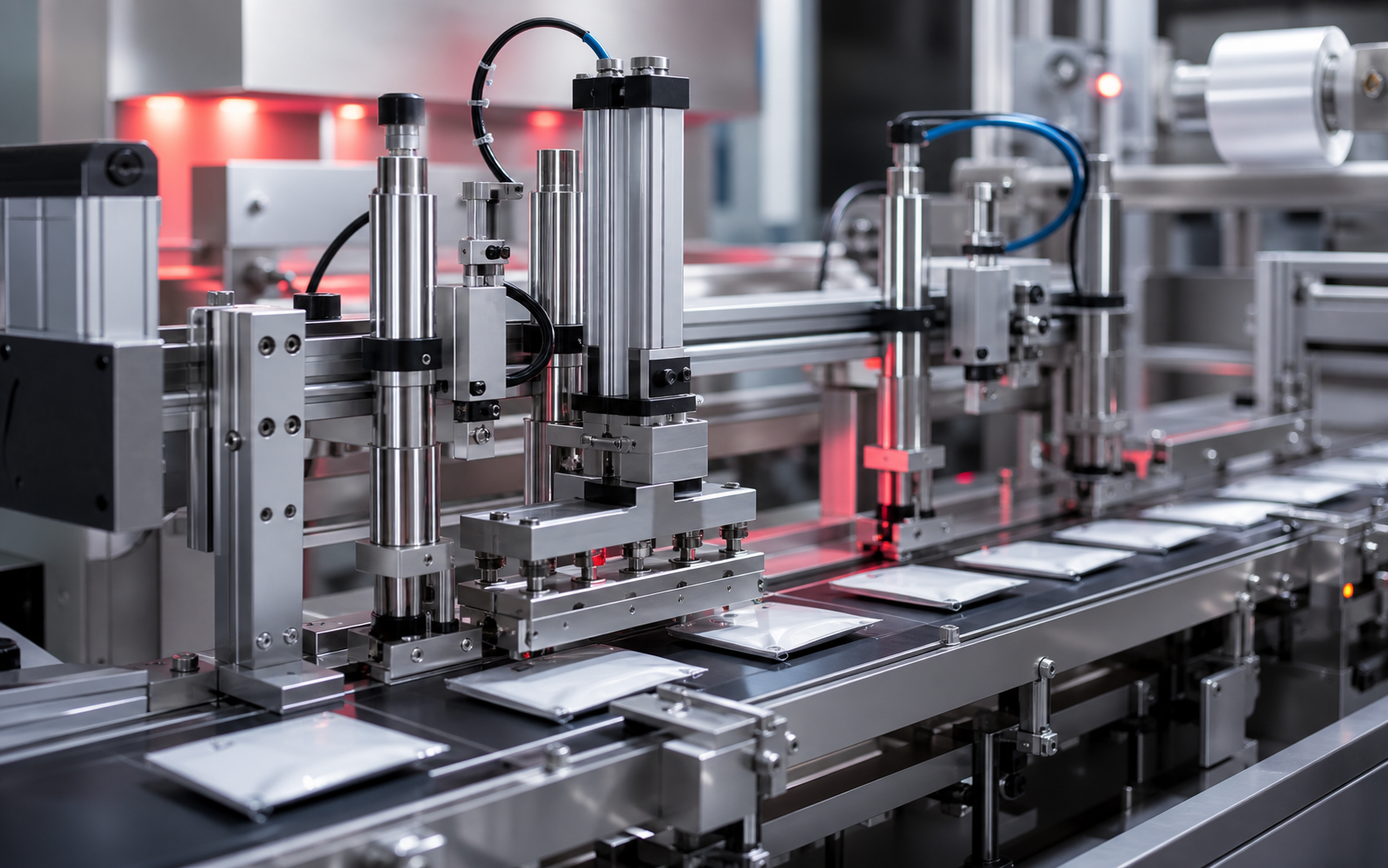 Packaging machinery cylinder motion application